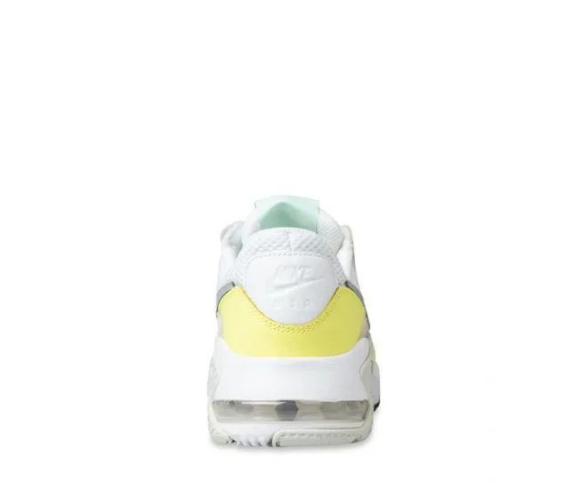 NIKE WOMENS AIR MAX EXCEE - WHITE/MTLC PLATINUM-LT ZITRON