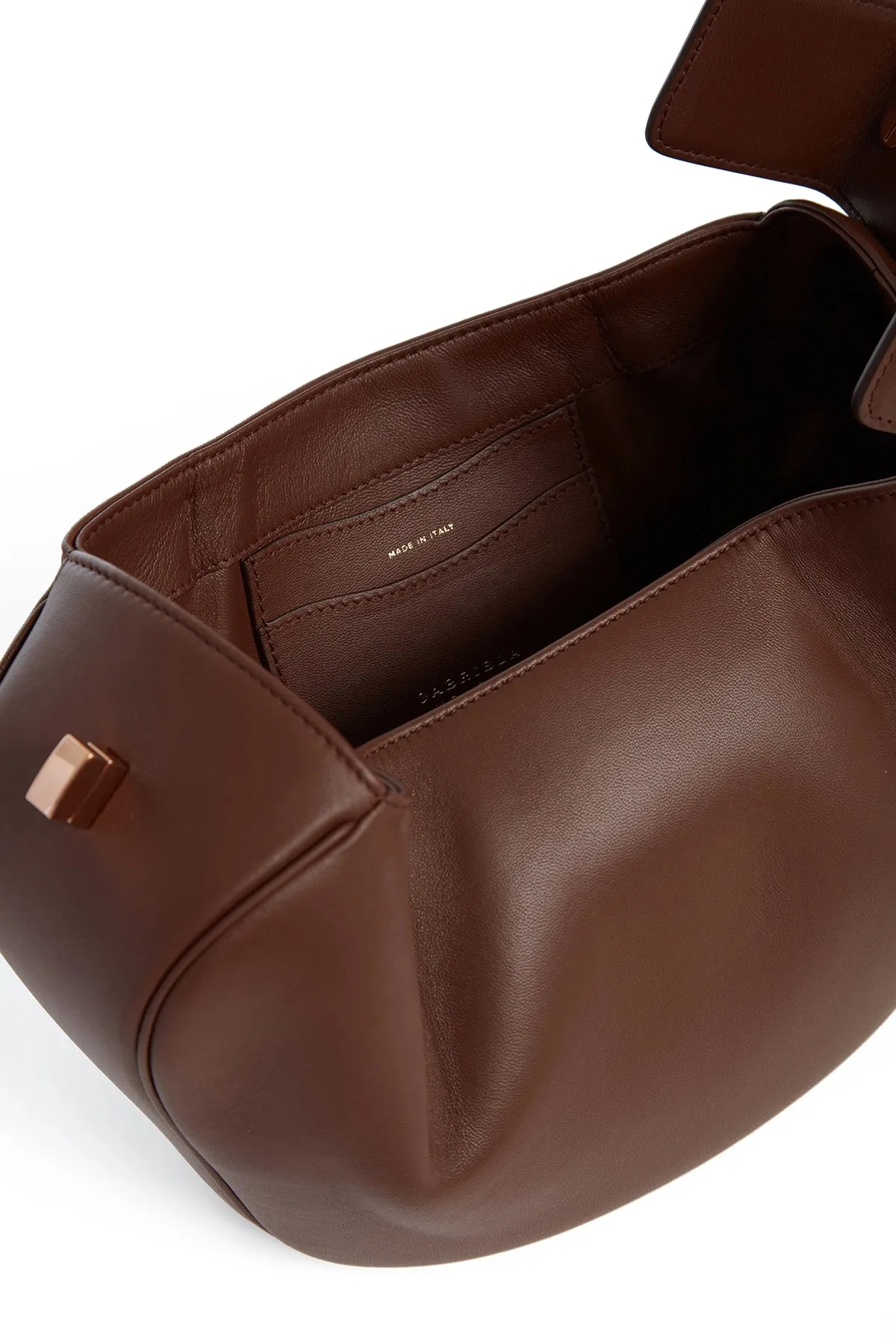 Nina Bag in Chocolate Nappa Leather