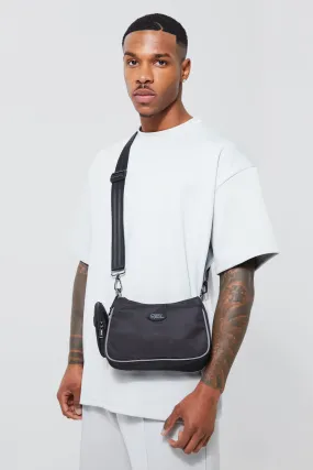 Ofcl Cross Body Bag With Attachment | boohooMAN UK