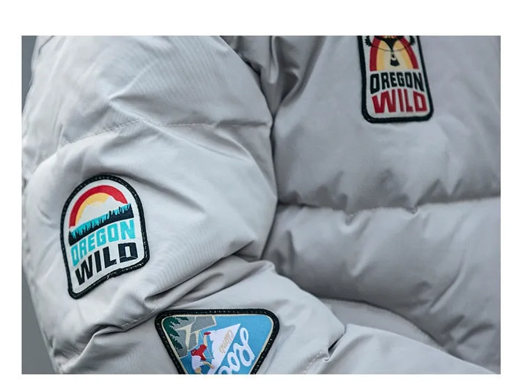 OREGON WILD Rock Patches Bomber Jacket