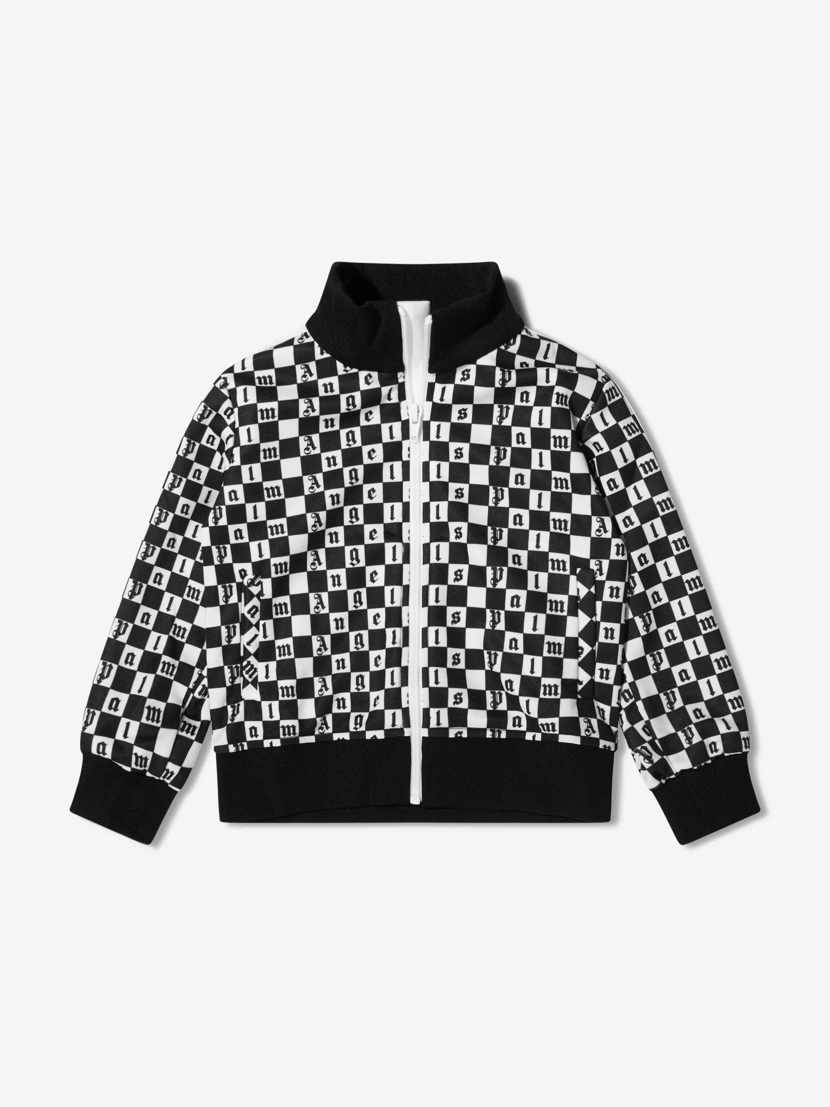 Palm Angels - Kids Checkerboard Print Track Jacket | Childsplay Clothing