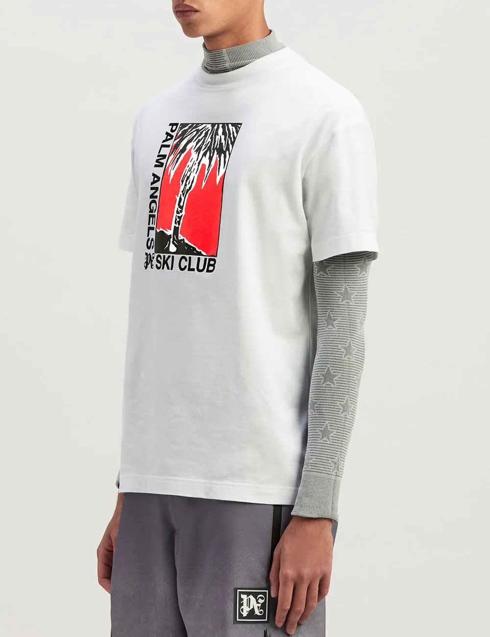 PALM ANGELS PALM SKI CLUB CLASSIC TEE