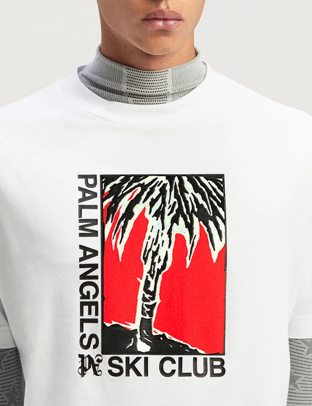 PALM ANGELS PALM SKI CLUB CLASSIC TEE