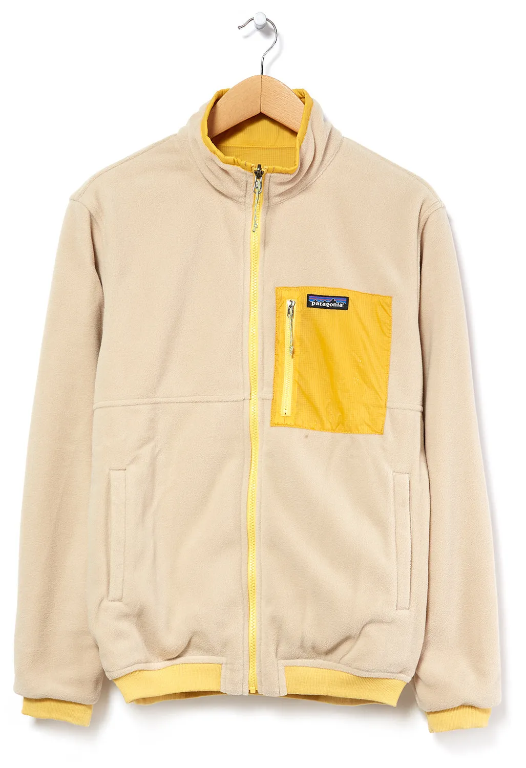 Patagonia Men's Reversible Shelled Microdini Jacket - Surfboard Yellow