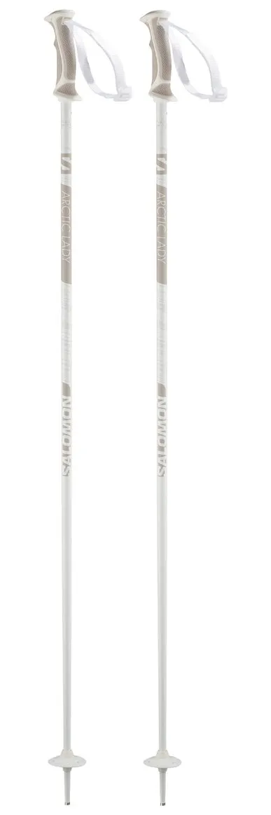 Poles Salomon ---Arctic Lady White Grey