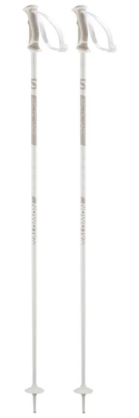 Poles Salomon ---Arctic Lady White Grey