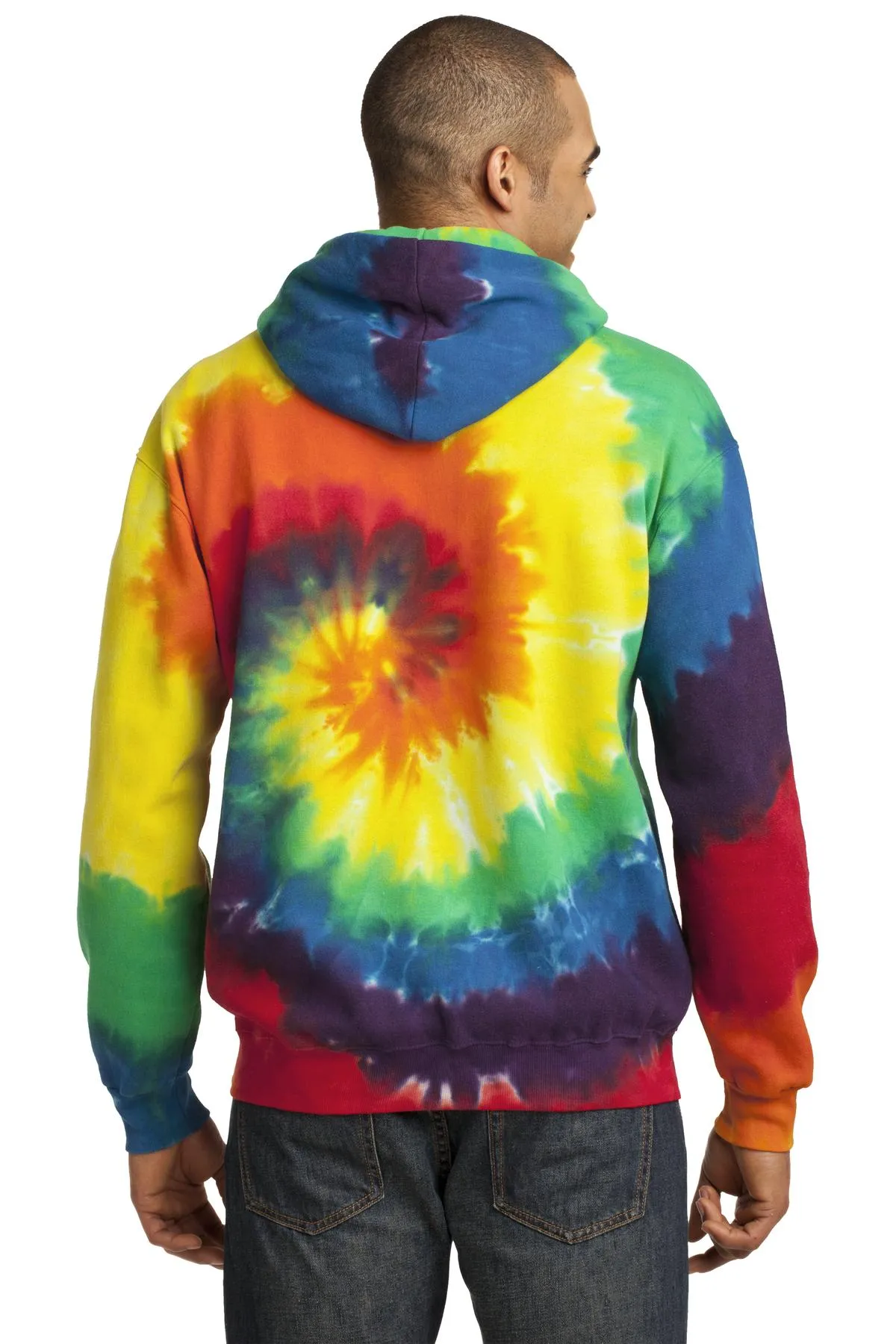 Port & Company PC146 Tie-Dye Pullover Hooded Sweatshirt