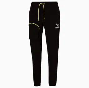 PUMA - Men - Lightsense Sweat Pant - Black/Green/Irridescent