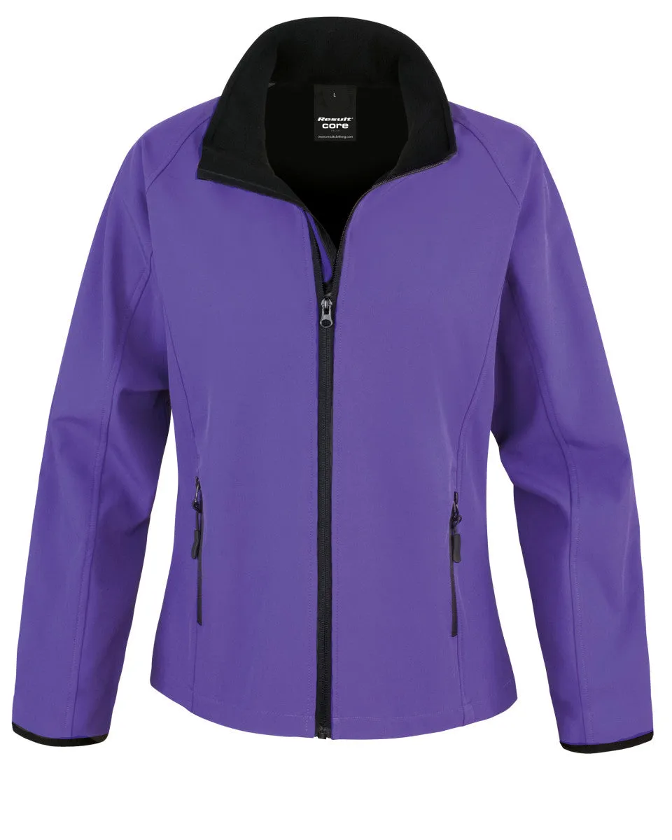 R231F Result Core Ladies' Printable Softshell Jacket