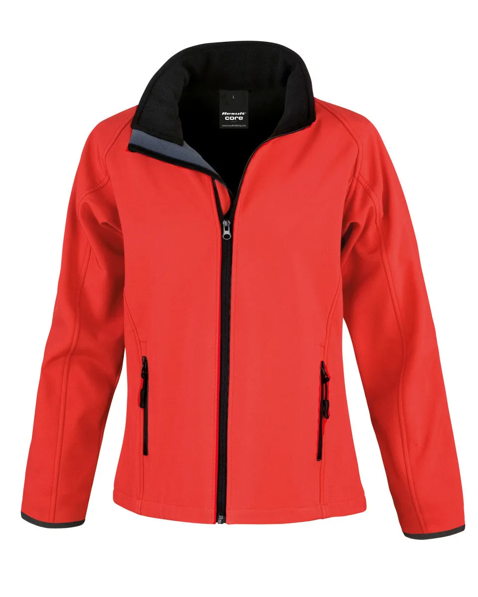 R231F Result Core Ladies' Printable Softshell Jacket