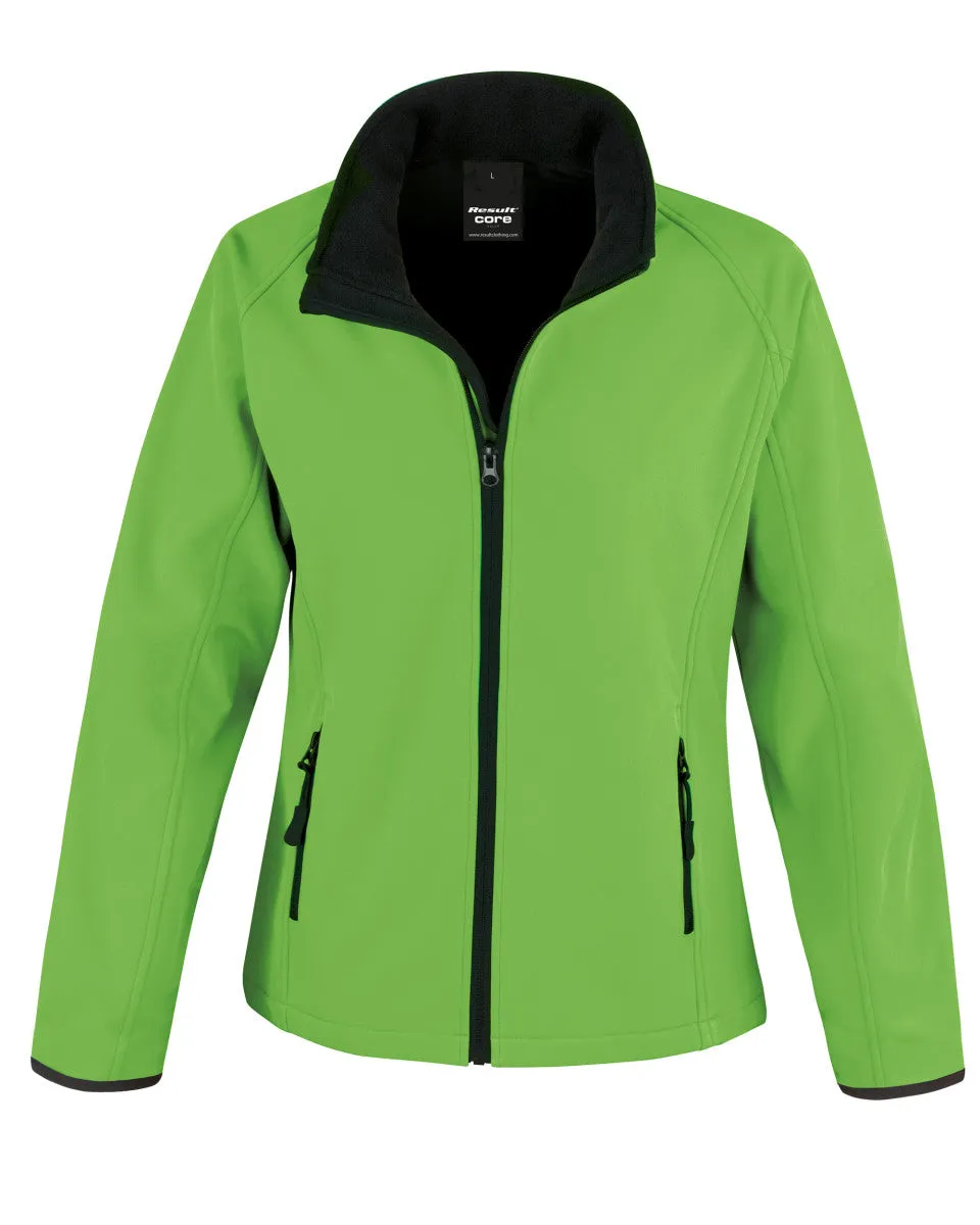 R231F Result Core Ladies' Printable Softshell Jacket