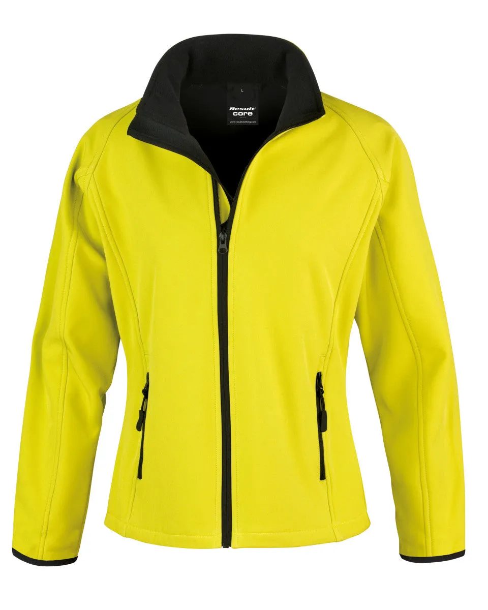 R231F Result Core Ladies' Printable Softshell Jacket