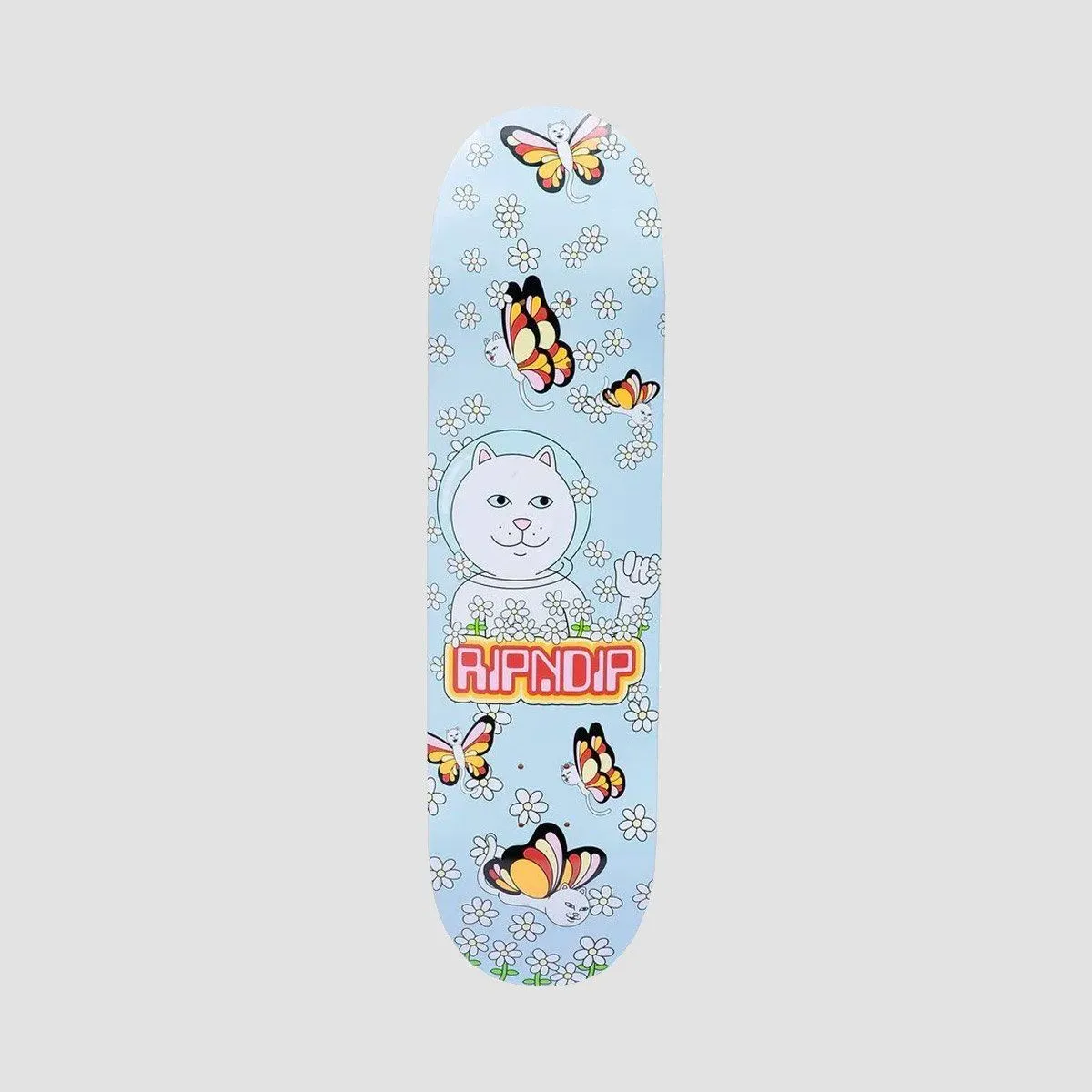 Ripndip Butterfly Skateboard Deck Lavender - 8