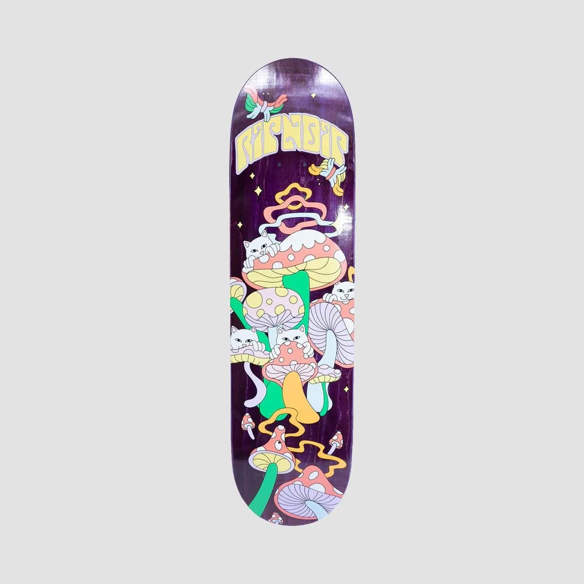 Ripndip Homegrown Treats Skateboard Deck Purple - 8.25