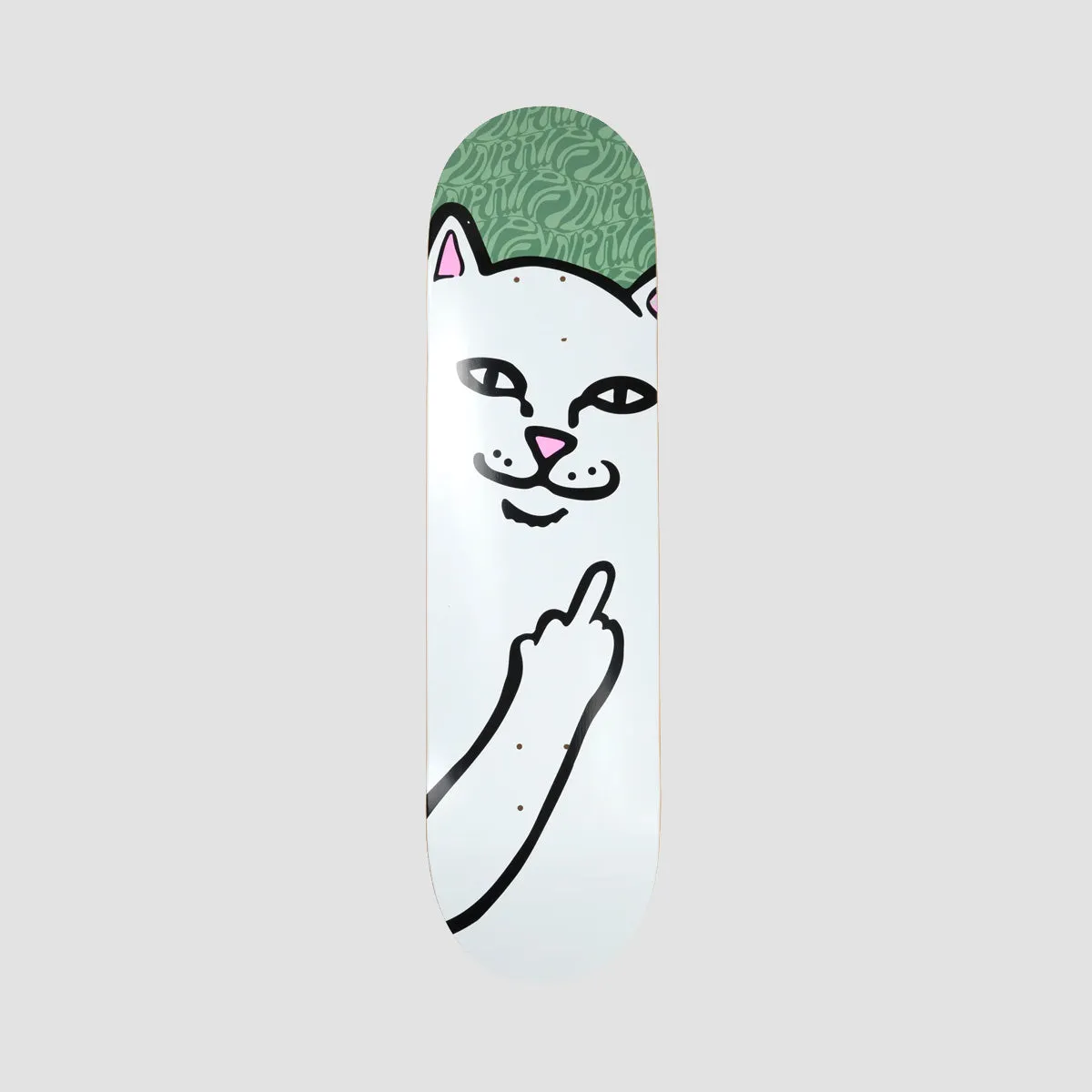 Ripndip Lord Nermal Wilshire Skateboard Deck Green - 8.25"