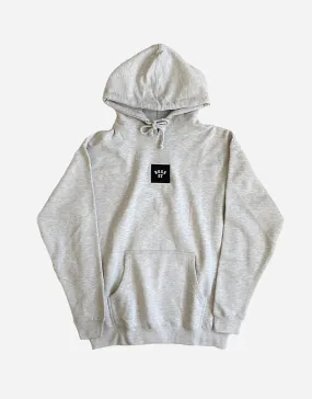 Rose Street Emb Box Logo Hoodie Grey Heather