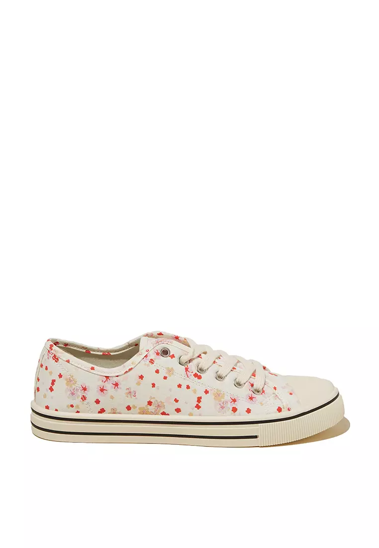 Rubi Harlow Lace Up Plimsoll Sneakers