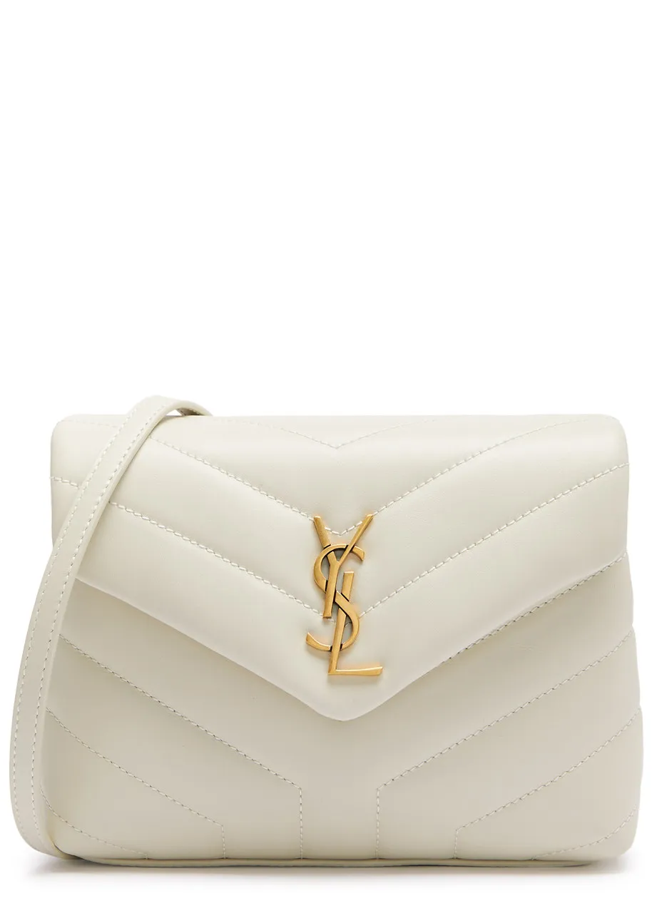 SAINT LAURENT Loulou Toy quilted leather cross-body bag  -                         -                     -                