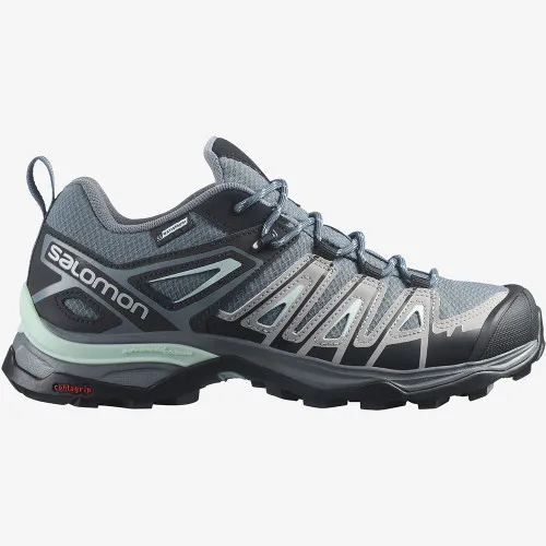 Salomon Women's X Ultra Pioneer Climasalomon Waterproof - Stormy Weather / Alloy / Yucca