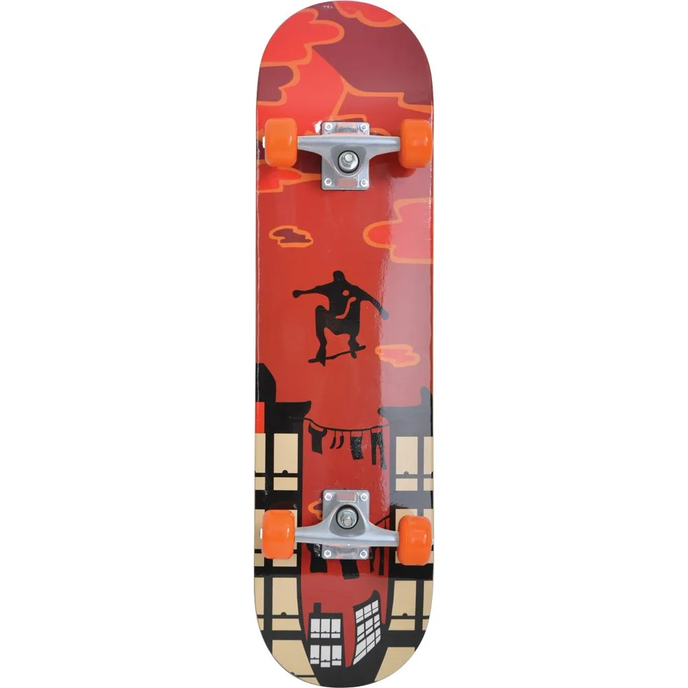 Schildkr\u00f6t Fun Sports - Kicker 31 Skateboard red parkour