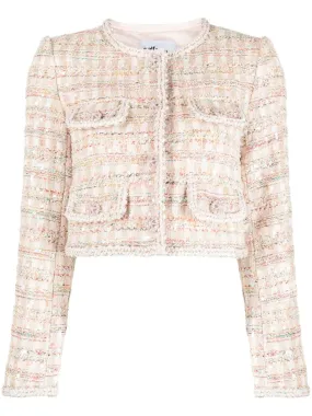 Self Portrait Sequin Boucle Jacket | Luxury and style at your fingertips