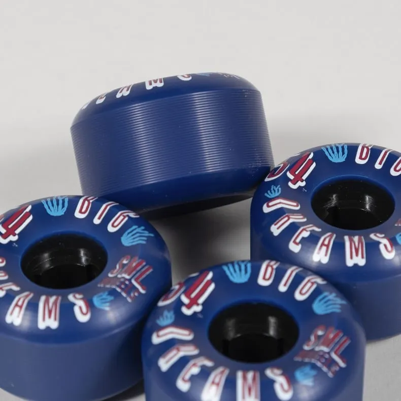 SML Succulent Cruiser Skateboard Wheels 54mm V-Cut (Blue Dream)