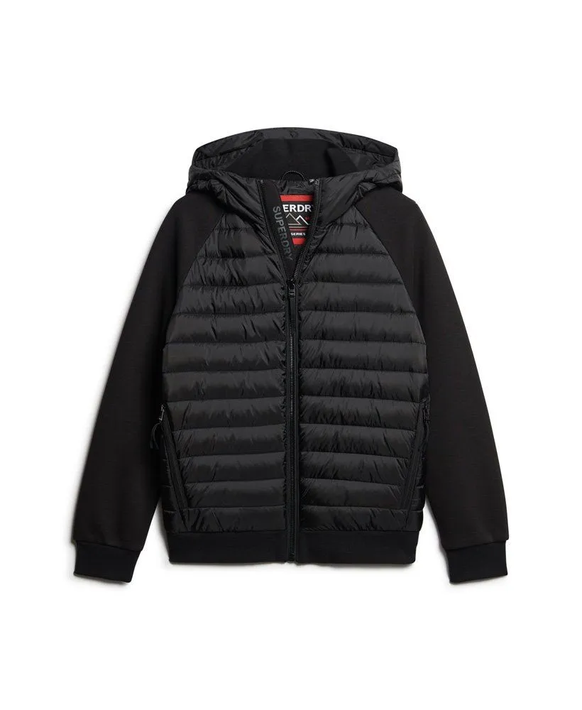 Superdry Hooded Storm Padded Hybrid Jacket Black