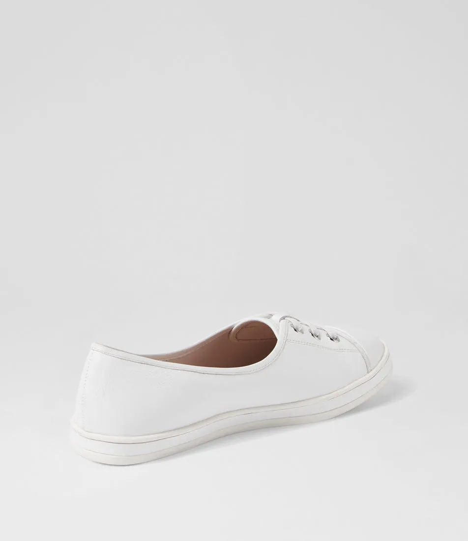 SUPERSOFT Augusts White Leather Sneakers