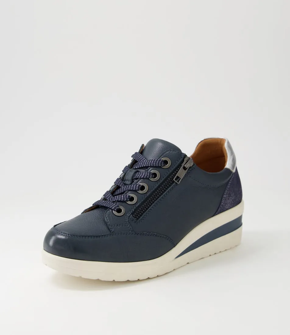 SUPERSOFT Rossie Navy Multi Sneakers