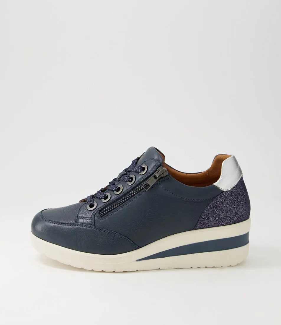 SUPERSOFT Rossie Navy Multi Sneakers