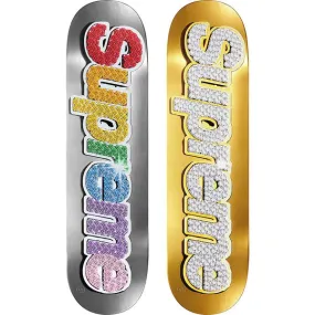 SUPREME 22SS BLING BOX LOGO SKATEBOARD