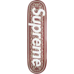 Supreme Celtic Knot Skateboard Deck Red