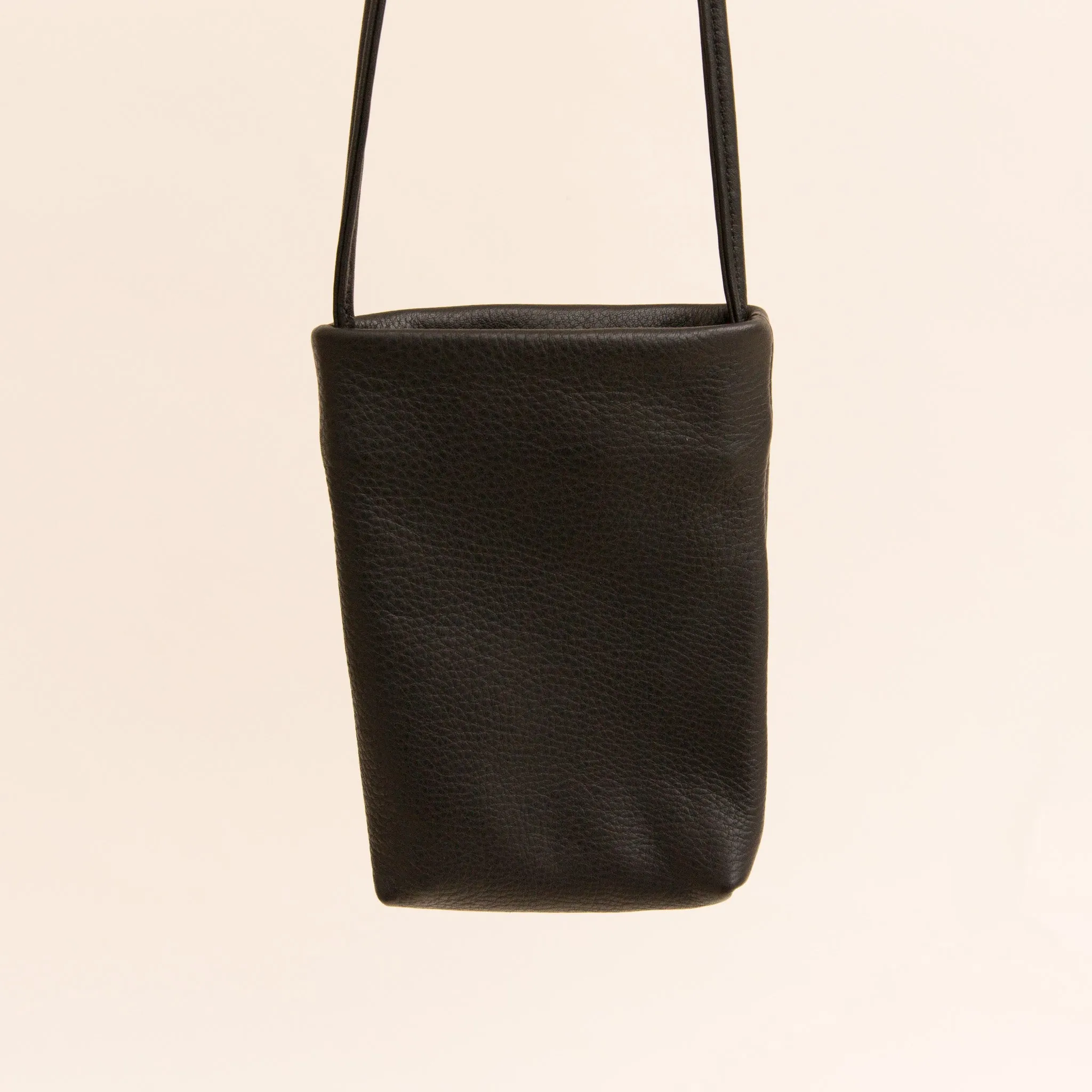 Sven | Small Leather Bag in Black