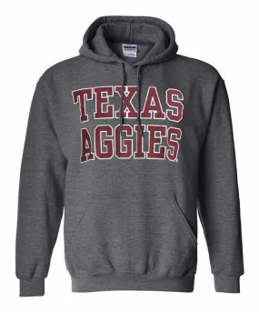 Texas Aggies Stack Dark Heather Grey Hoodie