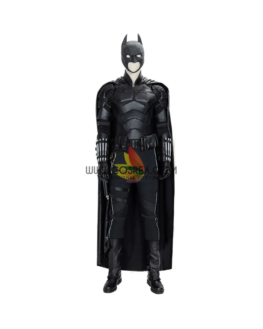 The Batman 2021 Movie Version PU Leather Cosplay Costume