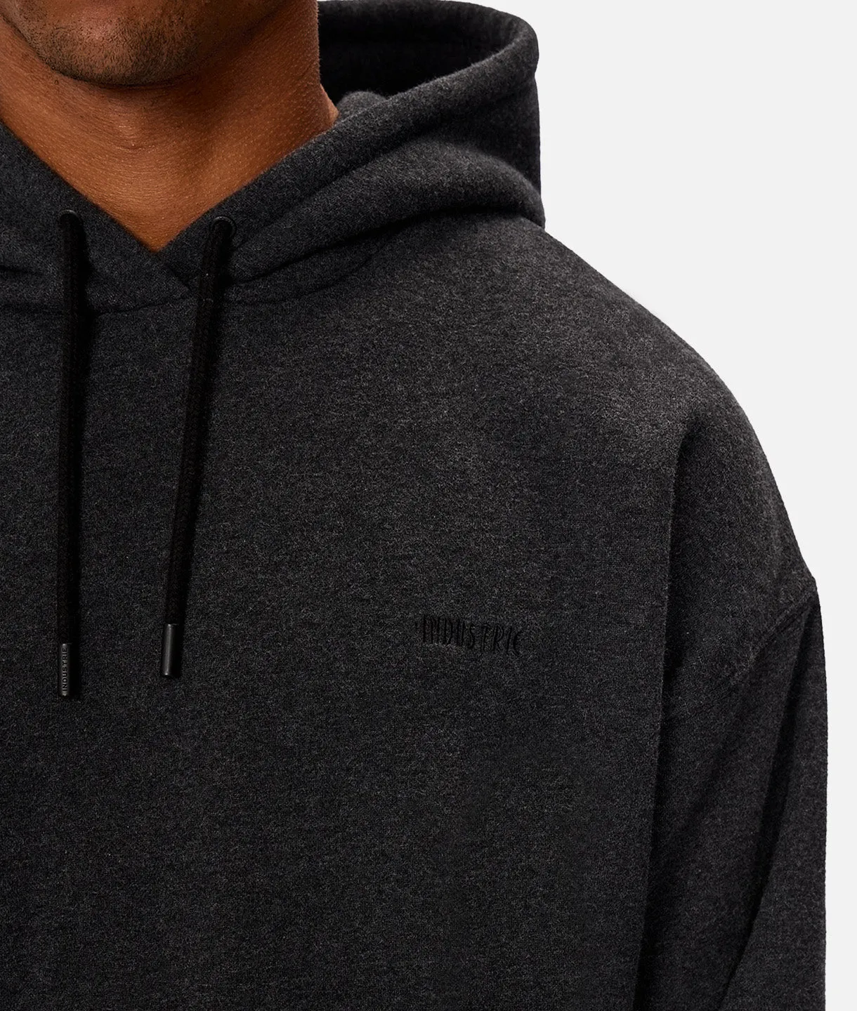 The Del Sur Marle Hoodie - Charcoal Marle