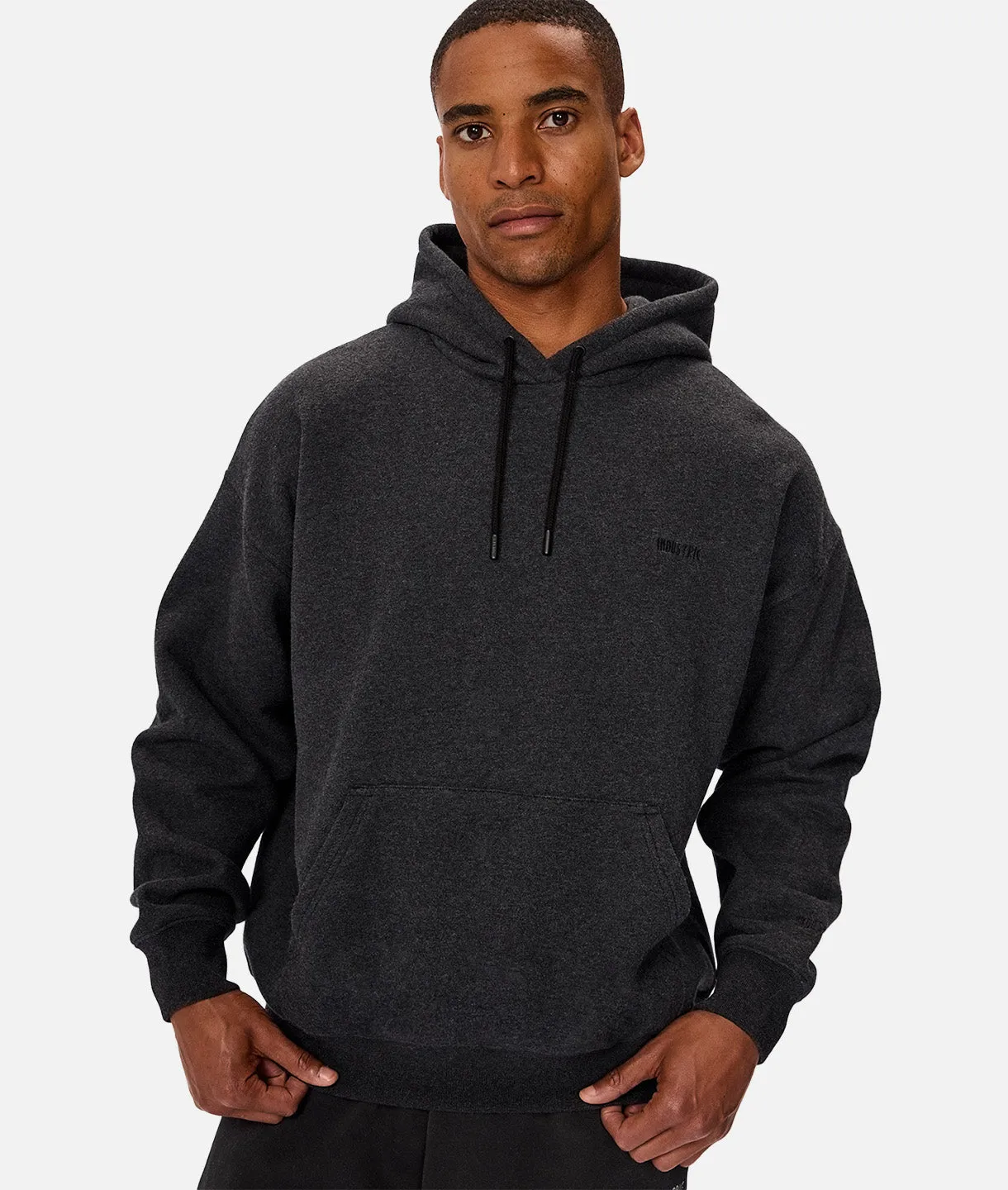 The Del Sur Marle Hoodie - Charcoal Marle