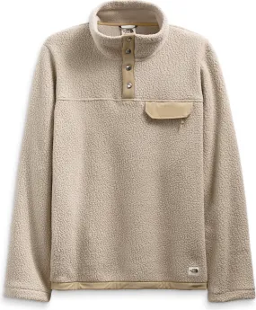 The North Face Men's Cragmont 1/4 Snap Pullover Flax/Kelp Tan