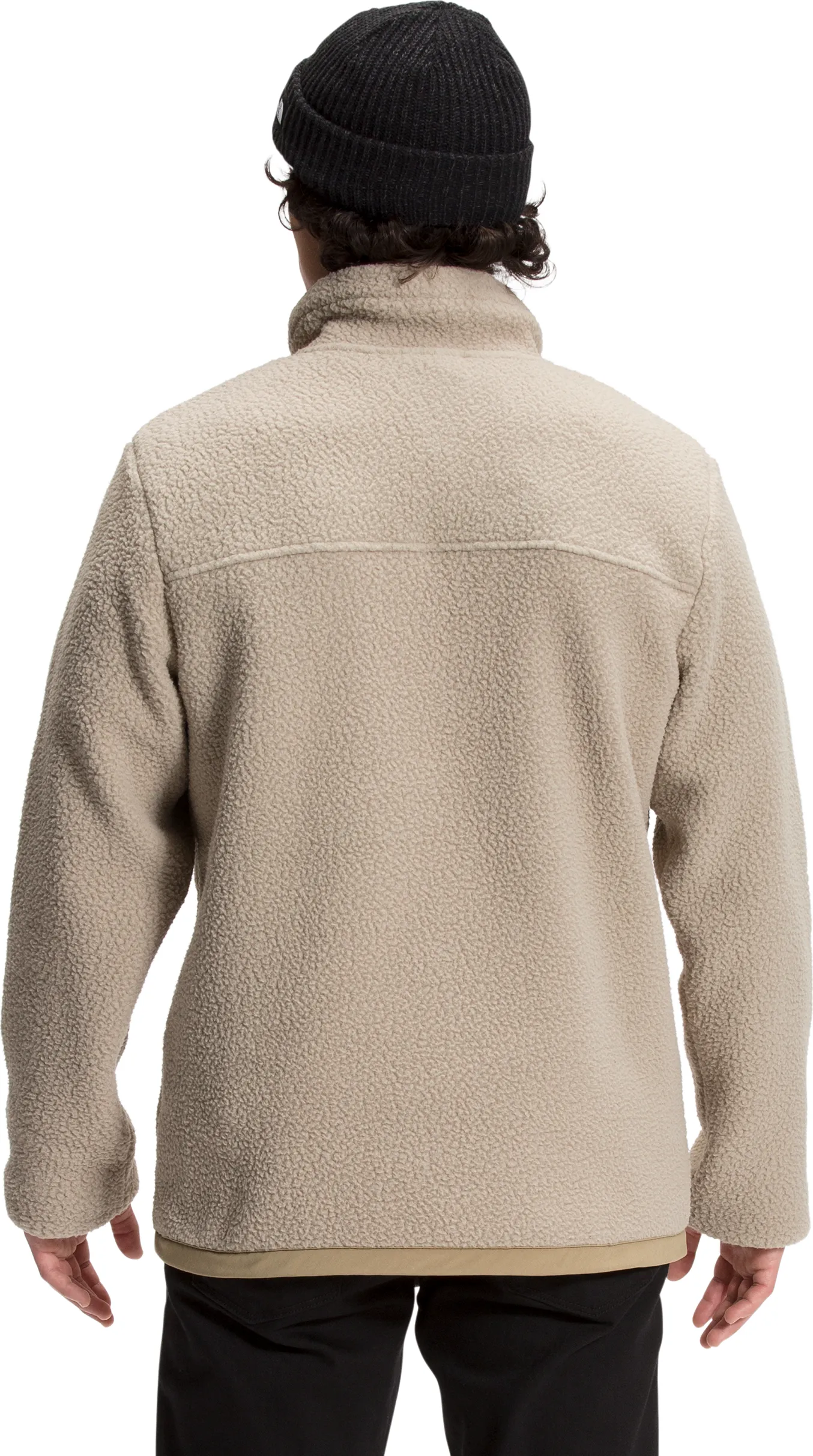 The North Face Men's Cragmont 1/4 Snap Pullover Flax/Kelp Tan