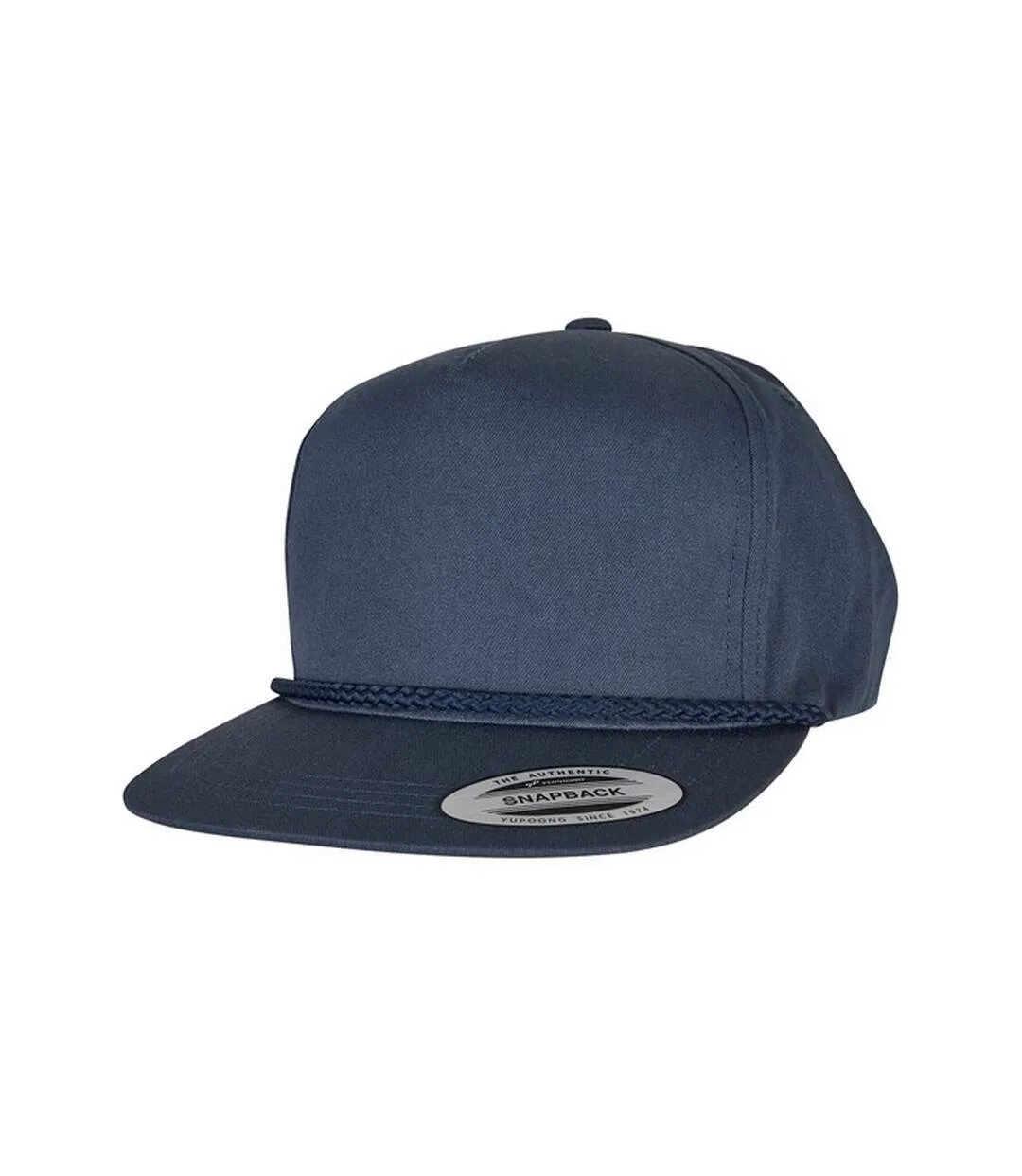 Unisex adult classic poplin golf cap navy Flexfit