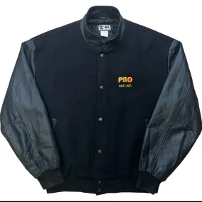 Vintage Pro DND Inc Black Varsity Jacket