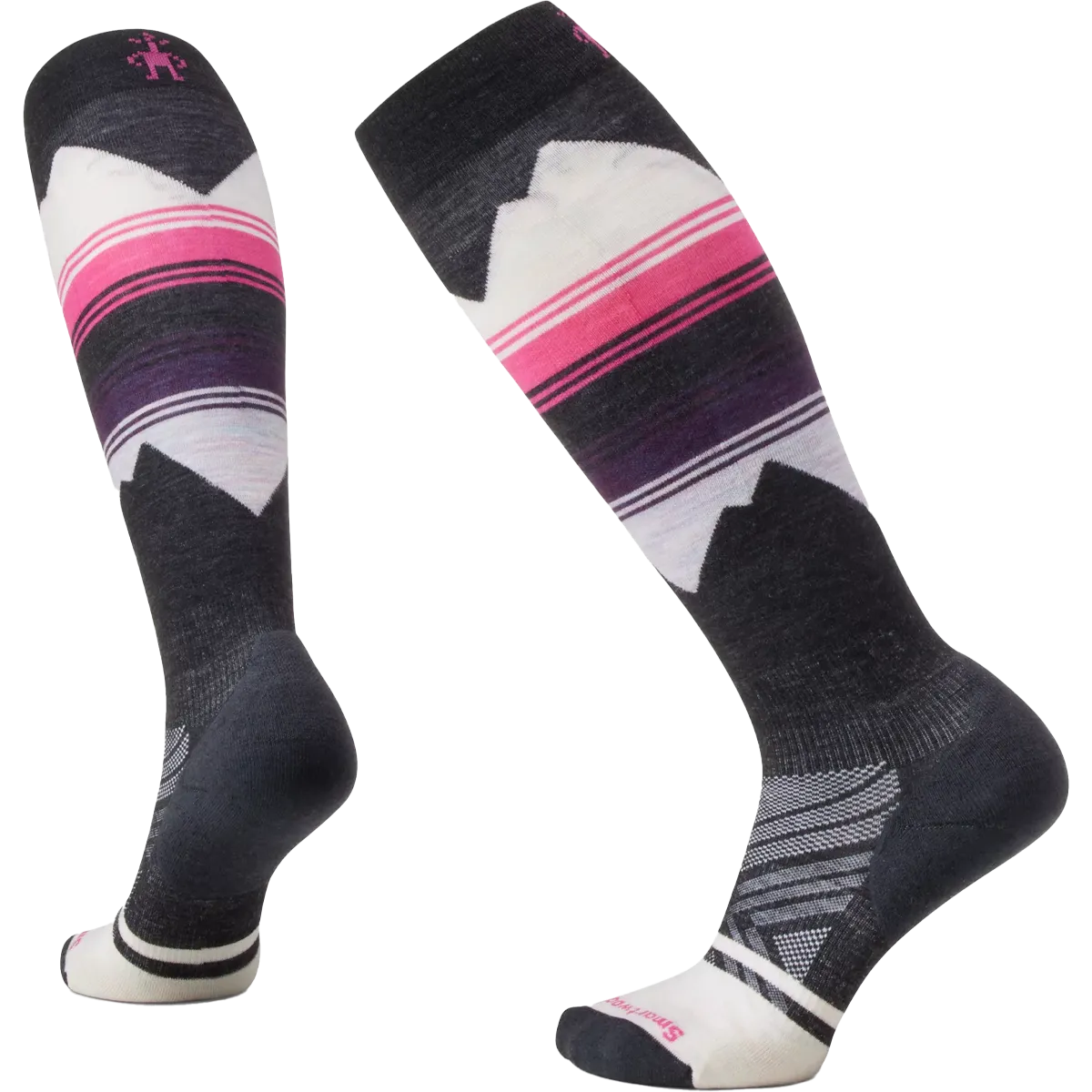 Women's Ski Targeted Cushion Pattern OTC Socks