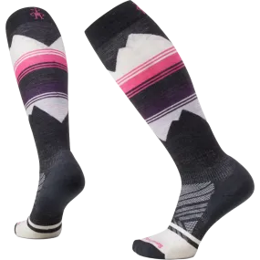 Women's Ski Targeted Cushion Pattern OTC Socks