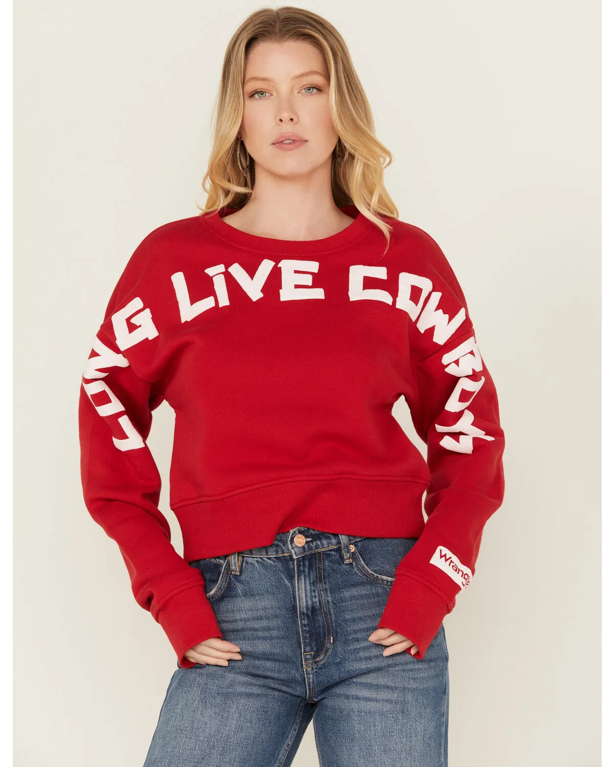 Wrangler Retro Women's Long Live Cowboys Pullover