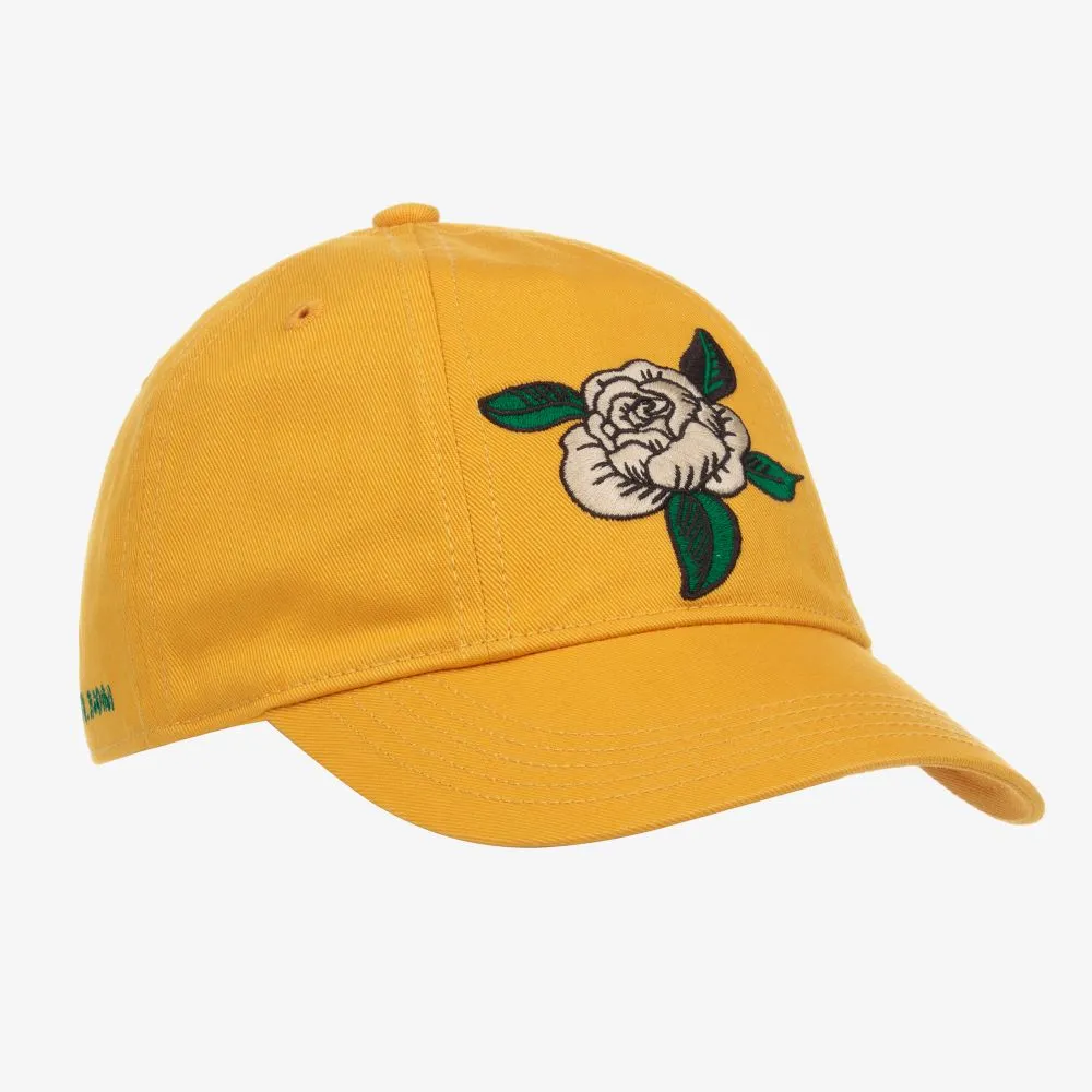 Yellow Cotton Baseball Cap