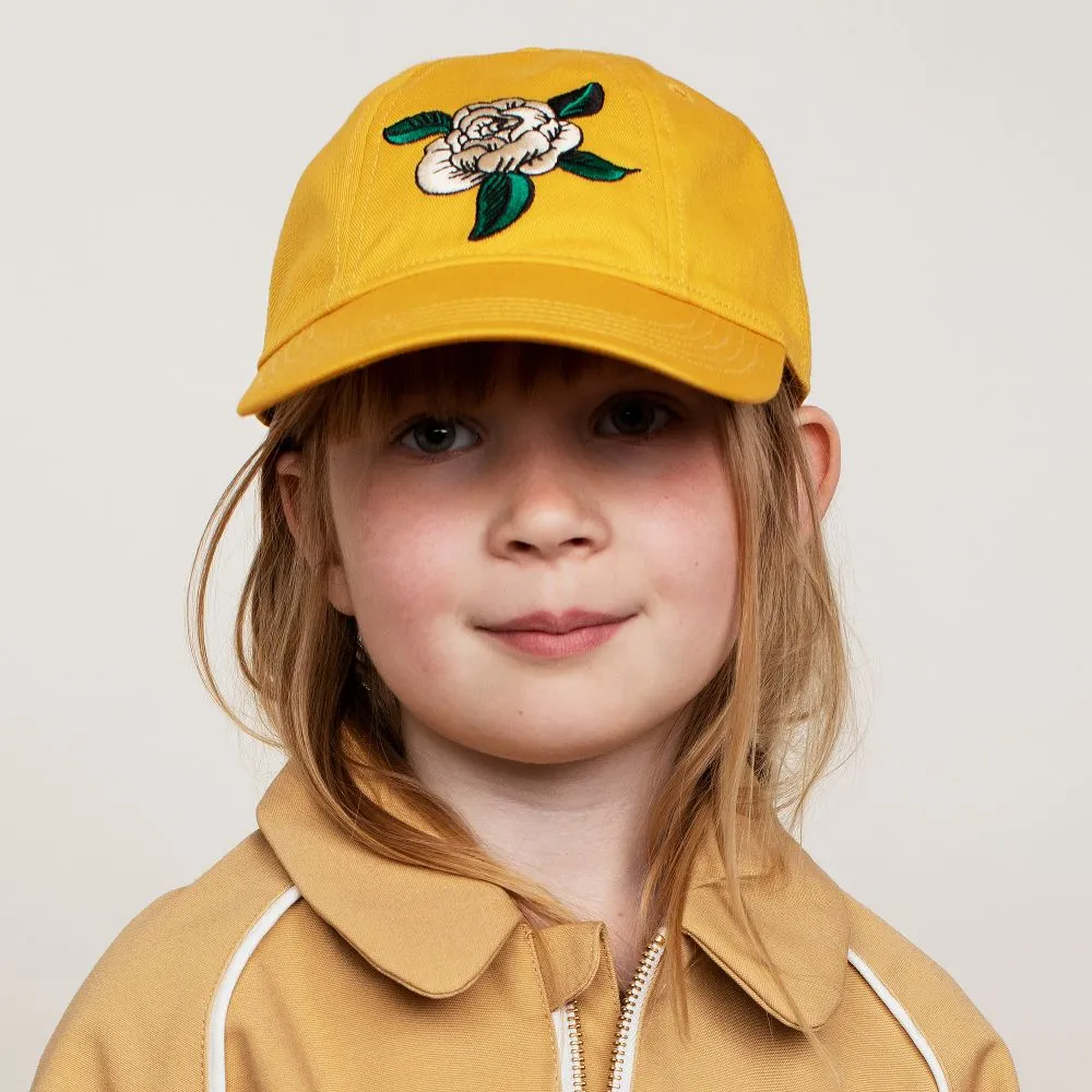 Yellow Cotton Baseball Cap